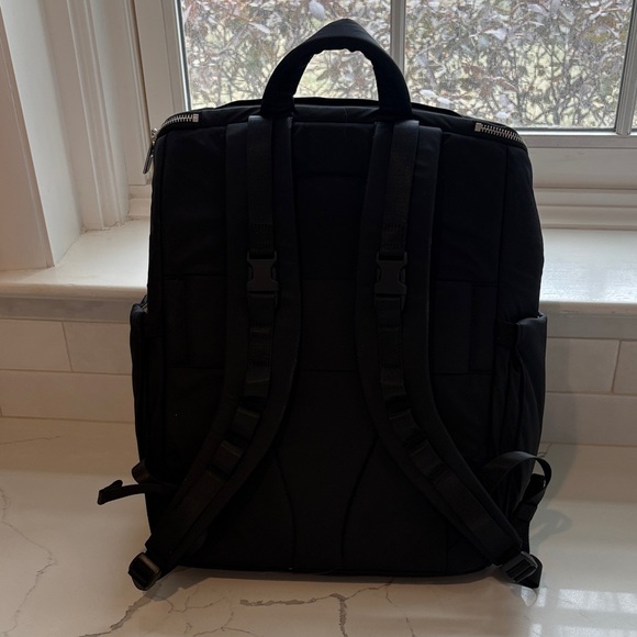 lululemon athletica new parent Black Backpack and Pouch - Picture 3 of 8